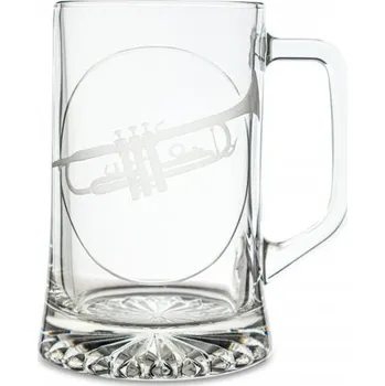 Sklenice Pivní půllitr s uchem - TRUBKA