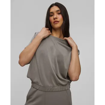 Dámská mikina Dámská Khaki Mikina S Krátkými Rukávy Deha D22004-37616