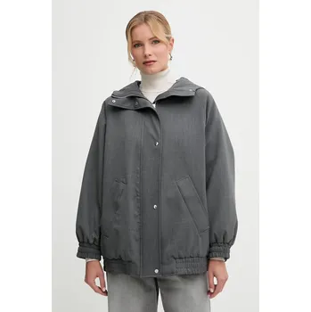 Bunda s příměsí vlny MAX&Co. 2526486064200 šedá 90X, vel. L