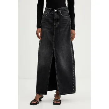 Dámská sukně Džínová sukně Tommy Jeans DW0DW21576 černá 99J, vel. 26