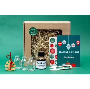 Kosmetická sada Gardners Vánoční dárková sada - Souprava pro řízkování pokojových rostlin s nůžkami a vázičkou