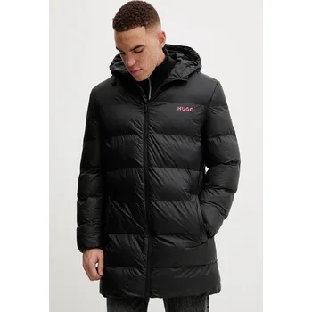 Pánská softshellová bunda Bunda HUGO Mati2541 černá barva, přechodná, 50546909 99X, vel. XXL