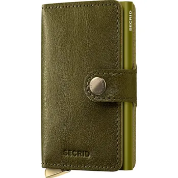 Kožená peněženka Secrid BASCO MBc.Basco zelená 91X, vel. ONE SIZE