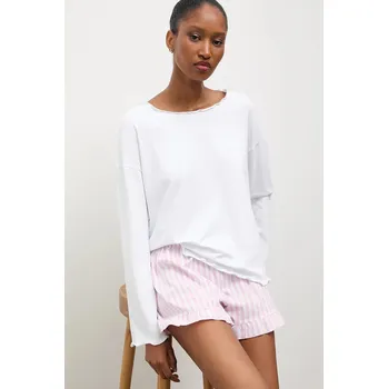 Dámské pyžamo Pyžamo Answear.LAB dámské, růžová barva WA25-PJD020 39X, vel. XL