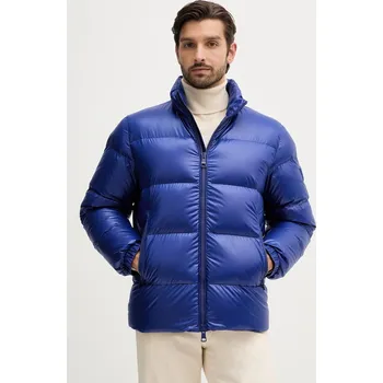 Péřová bunda Tommy Hilfiger modrá barva, zimní, MW0MW40617 59A, vel. S