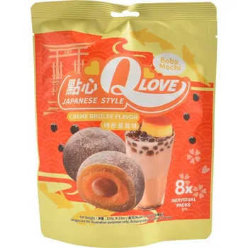 Cukrovinka Qlove Boba Creme Brulee Mochi 120 g