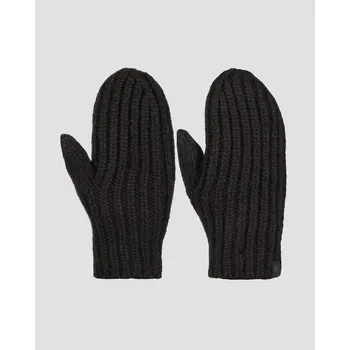 Rukavice Černé Dámské Rukavice Ugg Chunky Rib Mitten 101022-blk