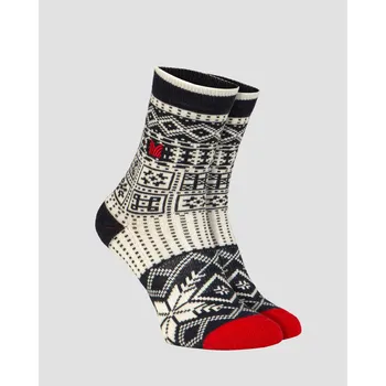 Pánské ponožky Ponožky Dale Of Norway Ol History 50141-navy-offwhite-raspberry
