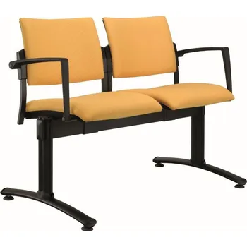 Alba | Multisedák SQUARE čalouněný - černý plast