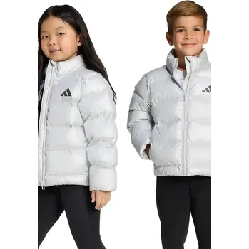 Chlapecké oblečení Dětská bunda adidas stříbrná barva, JW2474 SLV, vel. 110
