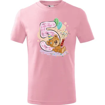 Chlapecké tričko Méďa 5 let Barva: Zelená, Velikost dětská: 122/ 6 let