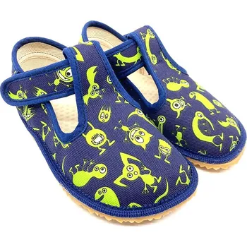 Chlapecké bačkory Bačkory Beda Monsters úzký kotník (BFN 170020 W) 38, Vnitřní délka boty: 24,9 cm, Vnitřní šířka boty: 9,3 cm