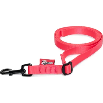 Vodítko pro psa Tamer Popruhové vodítko SIMPLE | růžové Popruhové vodítko - šířka: 1,5 cm, Popruhové vodítko - délka: 2,5 m