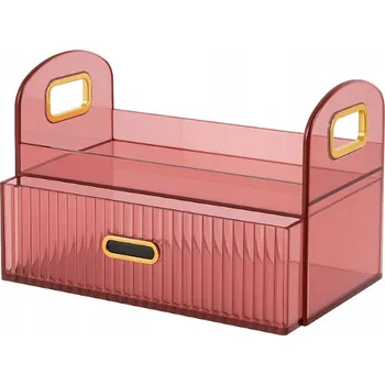 Úložný box Smukee Zásuvka na kosmetiku a doplňky Růžová 25,5 x 18,4 x 12,7 cm