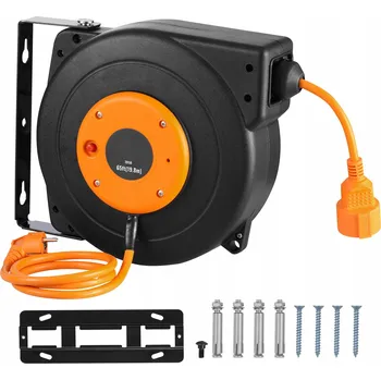 Napájecí kabel SucceBuy Automatický Kabelový Buben 1000W Nárazuvzdorný Kryt