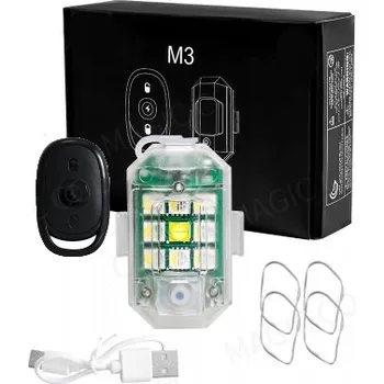 IP kamera Światło Led STROBOSKOPOWE - Samochód Motor Dron - Pilot