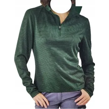 Dámský svetr Dámský svetr se zipem a límcem Parkside vel. XL/XXL (48/50) zelený