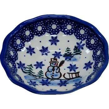 Keramická miska ve tvaru květu Bolesławiec