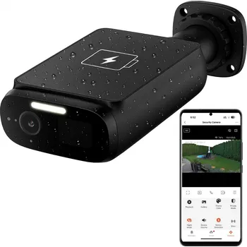 IP kamera Kamera Zewnętrzna WiFi Solarna Bezprzewodowa IP Malá Audio UHD Alarm WOOX