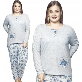 Dámské noční prádlo La Penna dámské pyžamo bavlna vícebarevné velikost 3XL