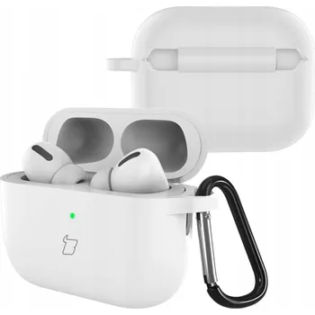 Pouzdro na mobilní telefon Silikonové Pouzdro Bizon s karabinou pro AirPods Pro 3, pouzdro, kryt
