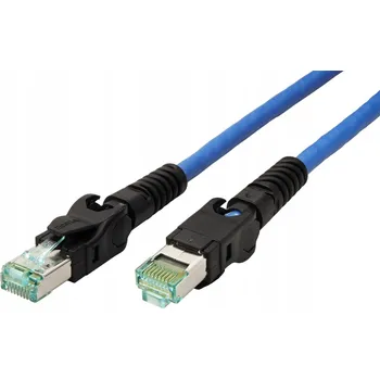 Síťový kabel Patchcord S/FTP 6a RJ45 / RJ45 2 m modrý