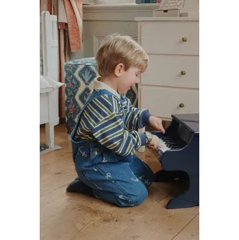 Dětské kalhoty na šle Konges Sløjd MAGOT OVERALLS GOTS KS104361 KS104361.PreSpring námořnická modř 59X, vel. 98