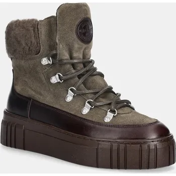 Dívčí sněhule Kožené sněhule Gant Snowmont 31543099 zelená 81X, EUR 39