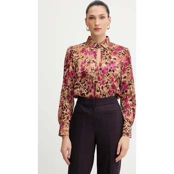 Dámská halenka Halenka Morgan ORZAC.F hnědá 88X, vel. 36