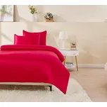 Hedvábné dvoubarevné povlečení červeno-šedá, HEDVÁBNÝ SVĚT velikost povlečení: 22 vláken povlak peřiny 240x220 cm