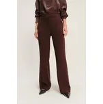 Greenpoint široké kalhoty tmavě hnědé Velikost: 34