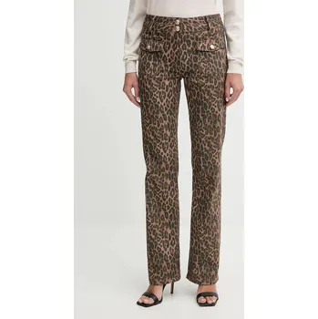Dámské džíny Džíny Morgan dámské, medium waist, POLEO hnědá 88X, vel. 38