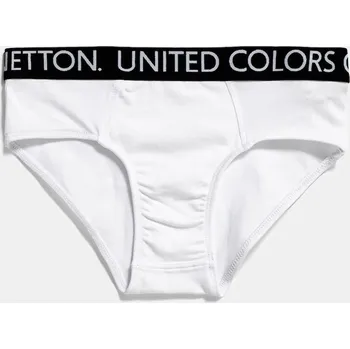 Slipy Dětské slipy United Colors of Benetton 2-pack bílá barva, 3OP80S484 3OP80S484.G.Reprop.PPYA 00X, vel. 168