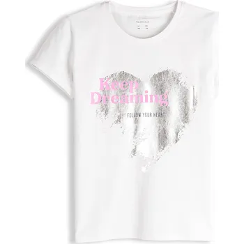 Dívčí oblečení GATE Bavlněné tričko s potiskem 8Y 825-0252/11