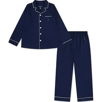 Pánské pyžamo Dětské bavlněné pyžamo Polo Ralph Lauren tmavomodrá barva, 4P0279 59X, vel. 122-128