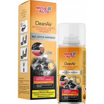 Přípravek na Dezinfekci Klimatizace CleanAir Moje Auto Vanilka 150 Ml