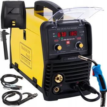 Svářečka INVERTOROVÁ SVÁŘEČKA MIG 199 ALU-PULS SYNERGIE MAGNUM