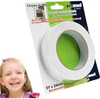 Lepicí páska Oboustranná montážní páska – odolná, ideální do kanceláře, práce i domácnosti