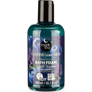 Koupelová pěna Organic Shop Zázračná pěna do koupele Unwind Your Mind (Bath Foam) 300 ml + 2 měsíce na vrácení zboží