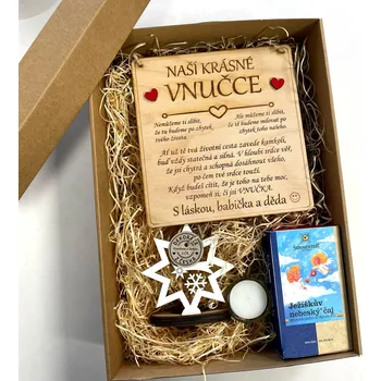 Kosmetická sada Vánoční dárková sada pro vnučku Od babičky a dědy