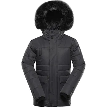 Dětská zimní bunda Alpine Pro Werdo Dětská velikost: 128-134 / Barva: šedá