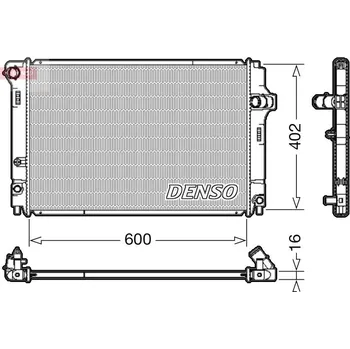 Chladič motoru Chladič, chlazení motoru DENSO DRM50089