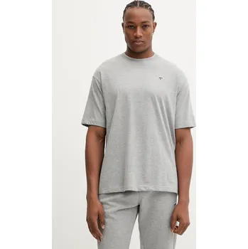 Pánská móda Bavlněné tričko Hummel 230780 šedá 09X, vel. L