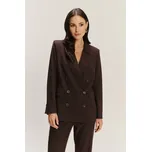 Greenpoint dvouřadé sako tmavě hnědé Velikost: 42