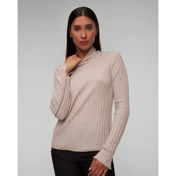 Dámský svetr Béžový Dámský Svetr Z Viskózy Sportalm 1854508776-string