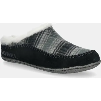 Pánské pantofle Semišové papuče Sorel LANNER RIDGE 2029181011 černá 99X, EUR 44
