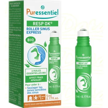 Nosní sprej Puressentiel Resp Ok roller na oblast dutin 5 ml
