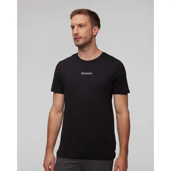 Pánská móda Pánské černé Tričko Bogner Roc 58546604-26