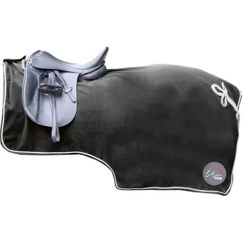 Deka pro koně HKM Deka bederní HKM, fleecová, černá Délka zad: 115 cm