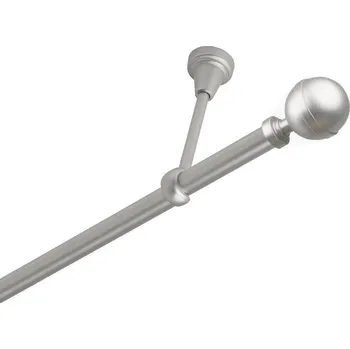 Garnýž Garnýž kovová jednořadá 16mm Kalisto satina 190 cm (do stropu / na tunýlek - bez kroužků)